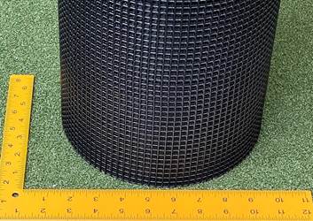 Critterfence Black Steel 1/4 Inch Square Grid 3 x 50 Critterfence Black Steel 1/4 Inch Square Grid 3 x 50